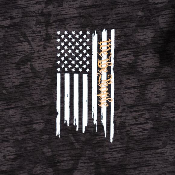 Howitzer Patriot Men's Short Sleeve T-Shirt Size SMALL Patriotic Flag USA Black - Picture 4 of 6